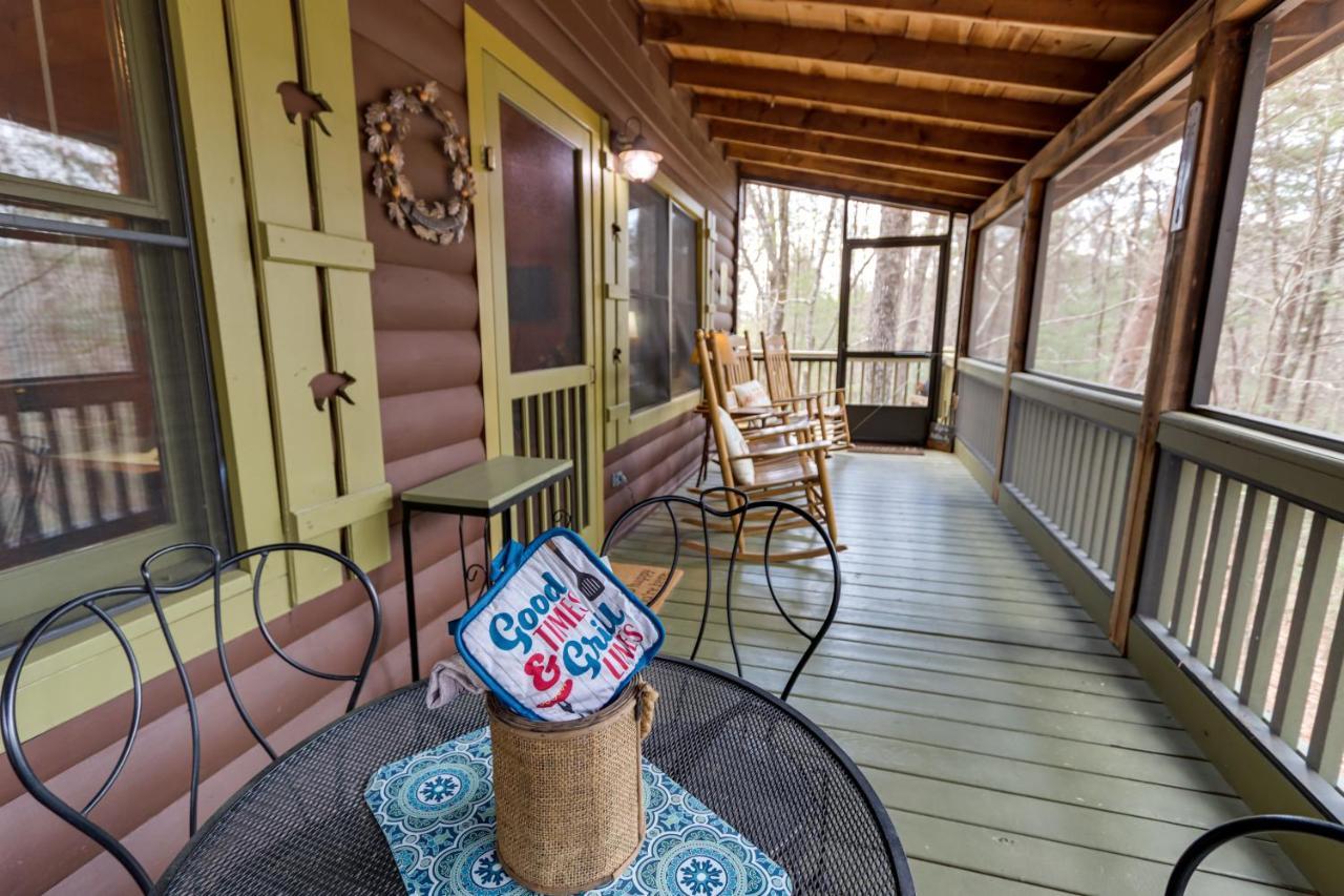 Blue Ridge Cozy Cabin In The Woods With Hot Tub! Екстериор снимка